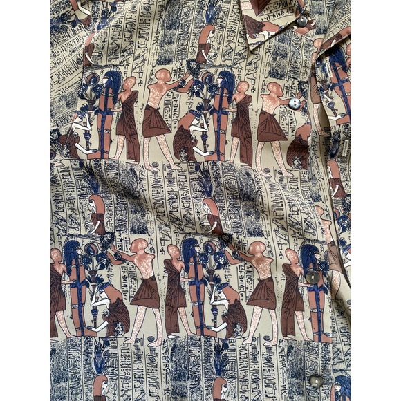 VINTAGE ITALIAN SILK PRINTED SHIRT - Picture 2 of 2
